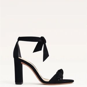 Alexandre Birman Clarita Block 90 Suede Black Size 36